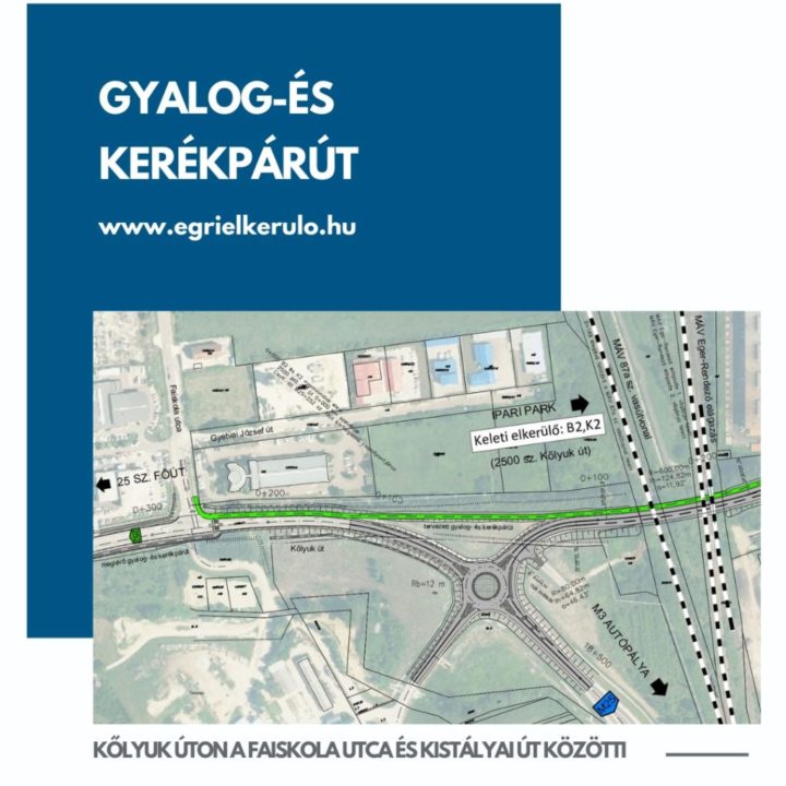 Gyalog- és kerékpárúttal bővül a tanulmányterv